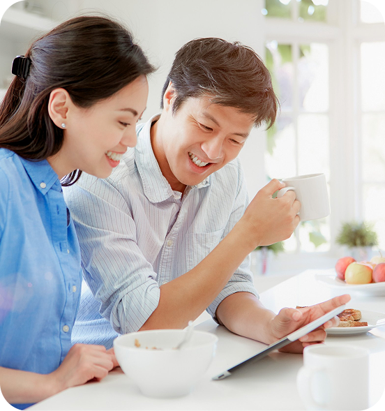 Staff exploring medical benefits for Singapore employees