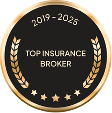 2019-2025 Top insurance broker award badge