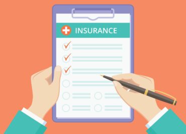 A clipboard showing an insurance checklist