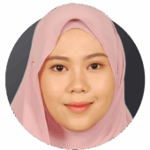 A person wearing a pink hijab smiles at the camera against a gray background, reflecting joy akin to completing a stunning home renovation.