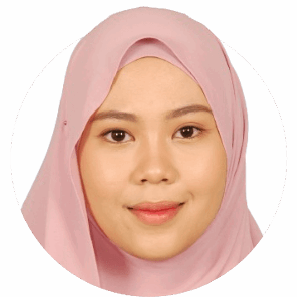 A person wearing a pink hijab, facing forward and smiling slightly, perhaps envisioning their next home renovation project.