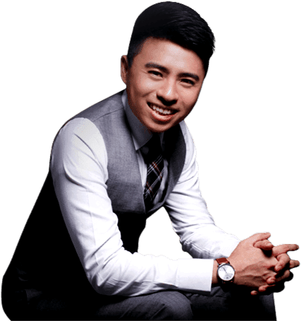 A man in a vest and tie.